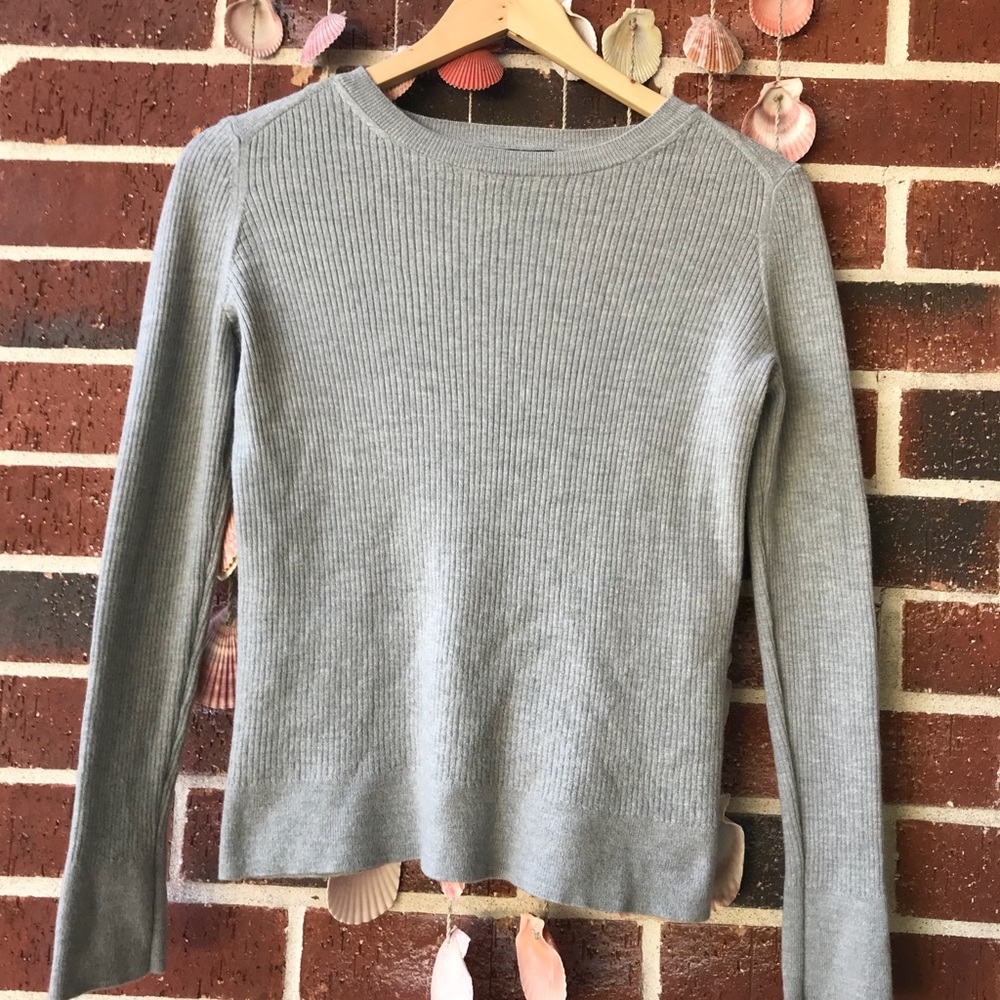 ❄️BANANA REPUBLIC sweater M! Grey!